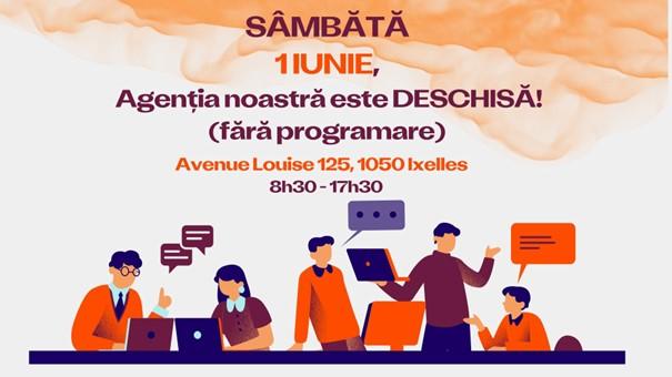 Pe 1 iunie, biroul nostru din Bruxelles este deschis!